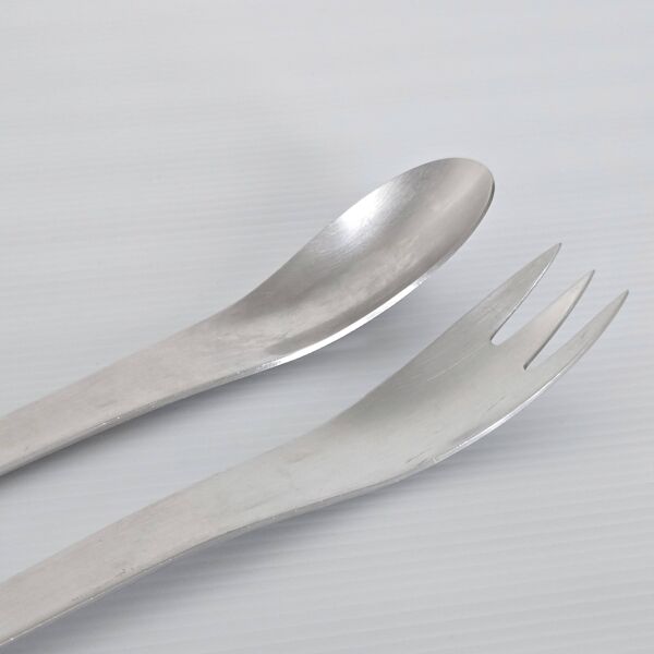 Couverts à salade Arne Jacobsen pour Georg Jensen, 1970