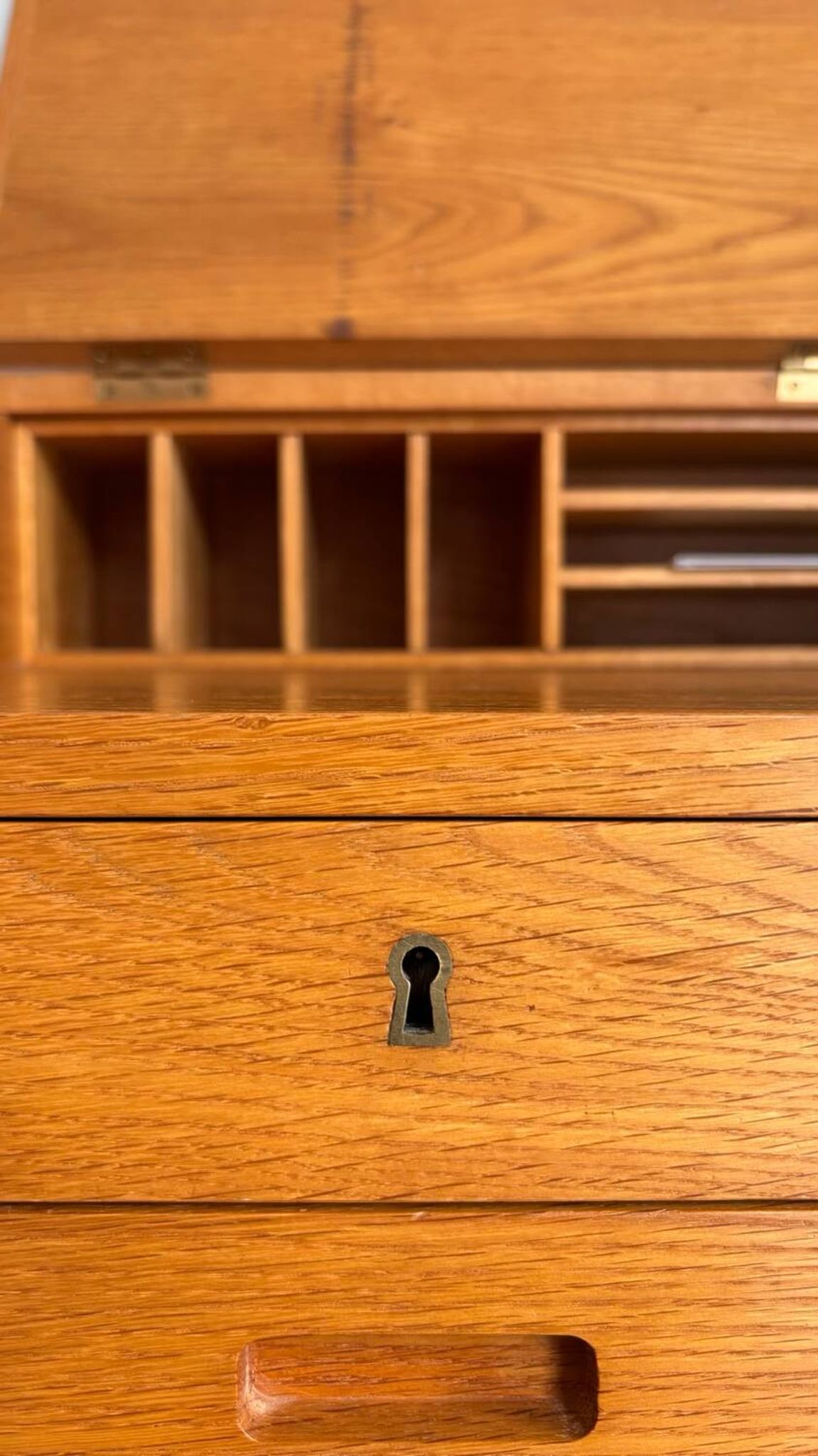 Vintage lectern desk oak