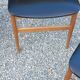 Set of 4 Scandinavian-style teak chairs from the 1970s.