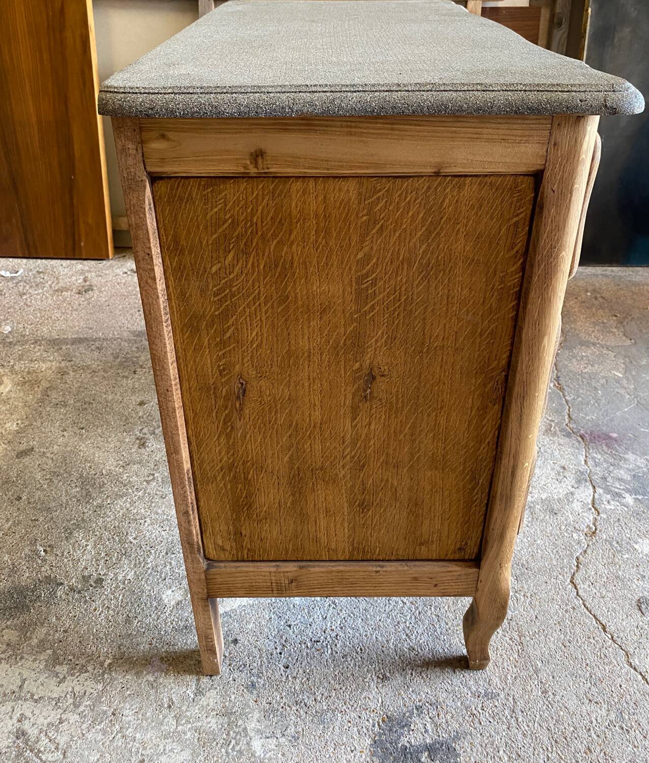 Granite effect chest of drawers