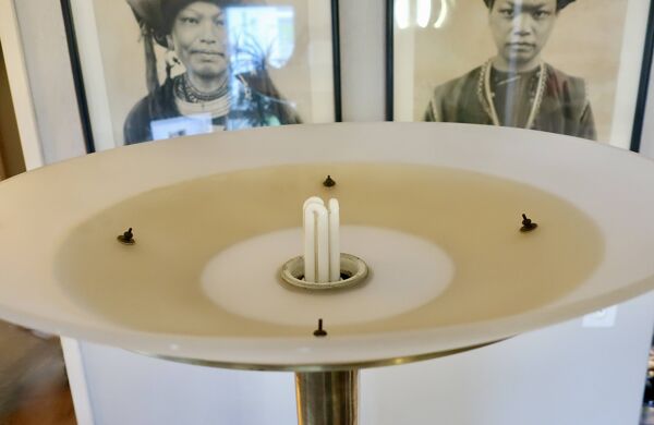 Lampadaire Jean PERZEL 41E, rare édition ancienne Art Déco