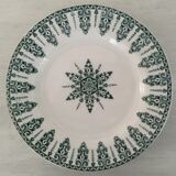 Plate foot shower porcelain opaque iron earth gien model annam