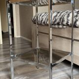 Sellette étagère vintage vers 1970 chromée