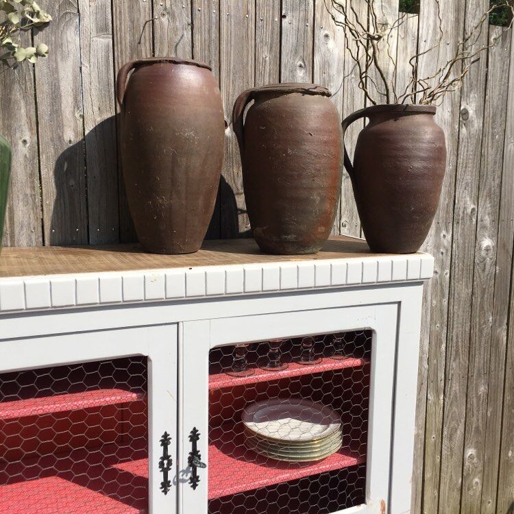 Vintage wood sideboard