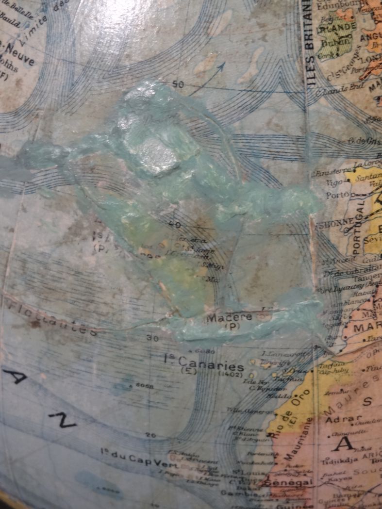 Globe Forest early XXth diameter 37 cm