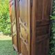 Louis XV wardrobe in blonde walnut from the 19th century, antique.