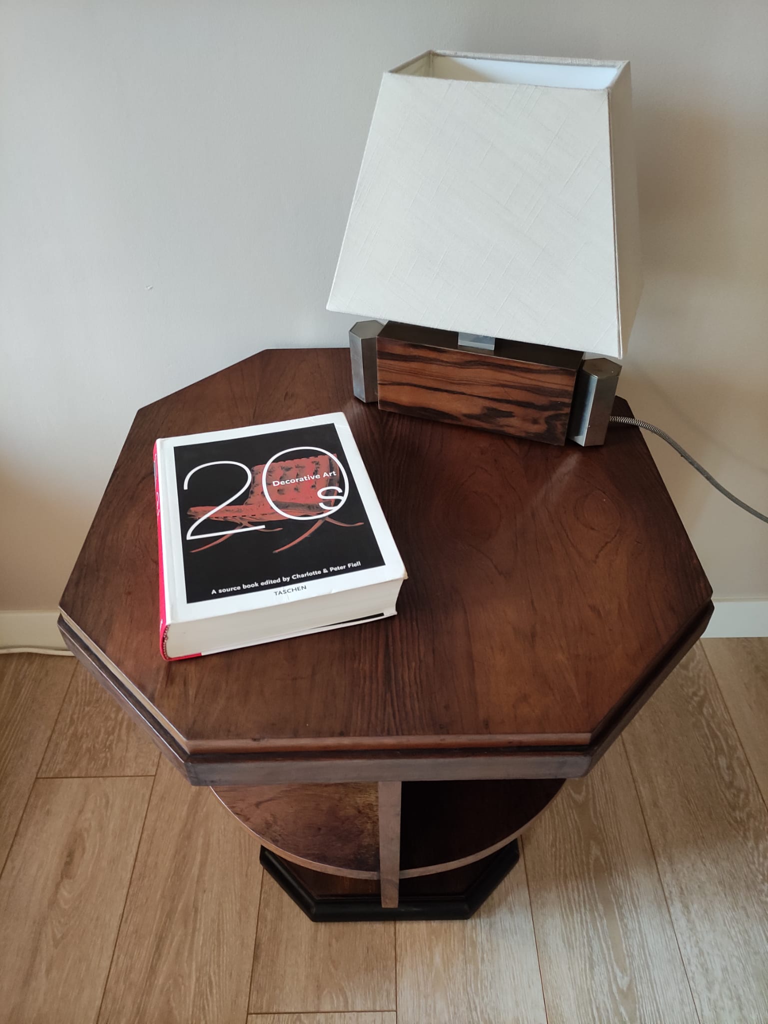 Pedestal table art deco period side table