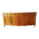 Solid cherry wood cabinet with 4 doors and 4 drawers (255/55cm H 105cm)
