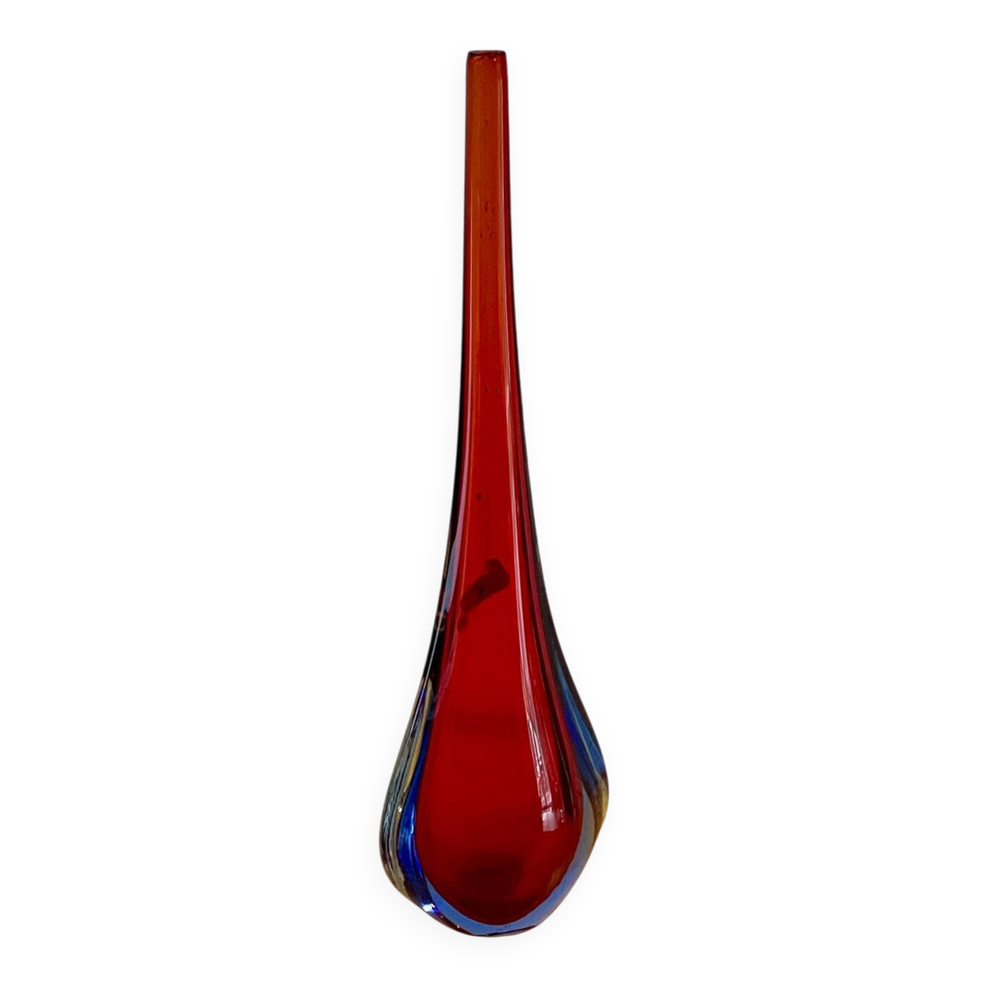 Vase soliflore Murano Glass par Flavio Poli