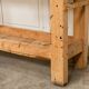 Old small workbench with drawer, beautiful original patina, 1920.