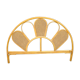 Former braided rattan/wicker headboard