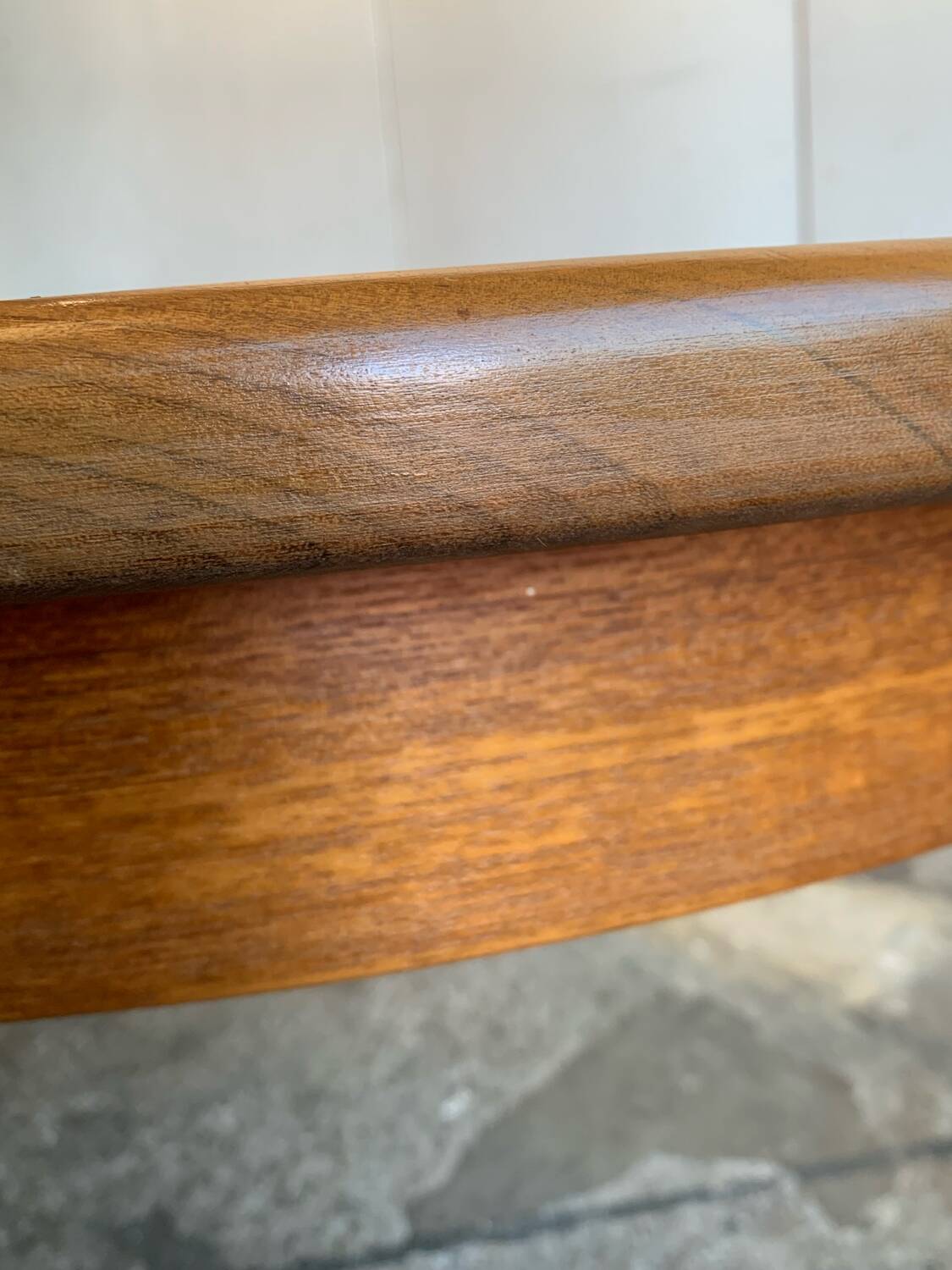 Vintage Scandinavian style teak dining table