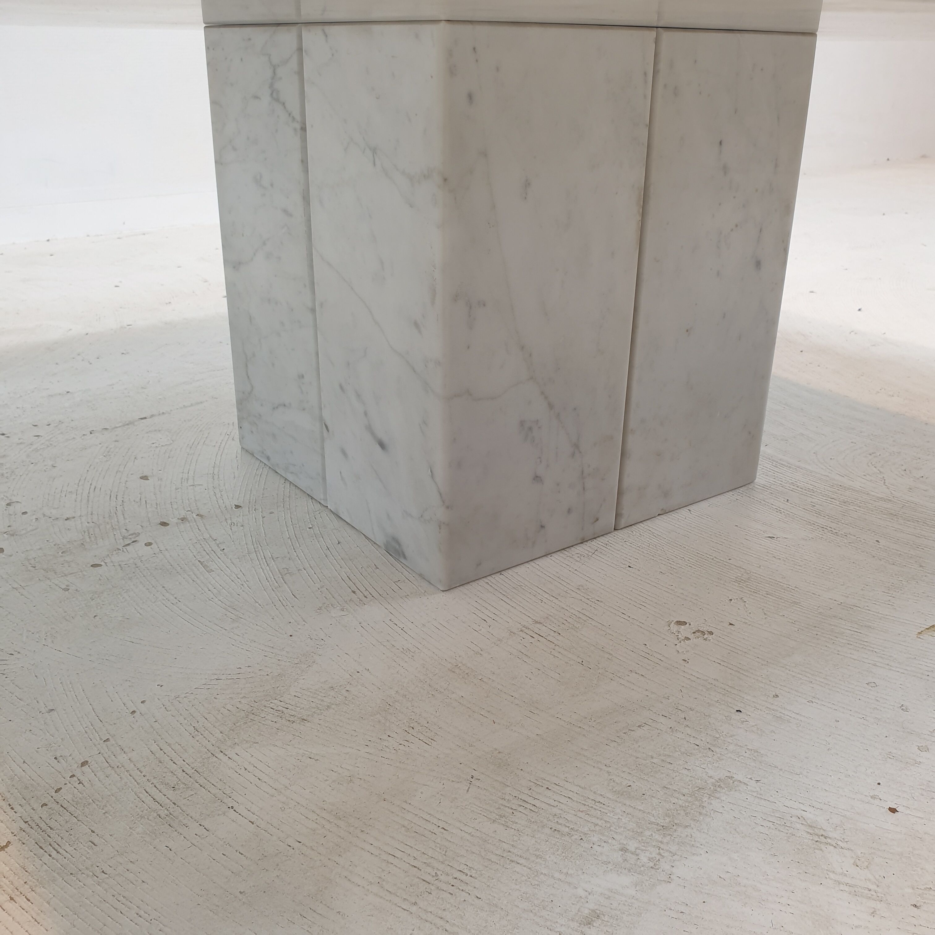Italian Carrara Marble Coffee Table, 1990's
