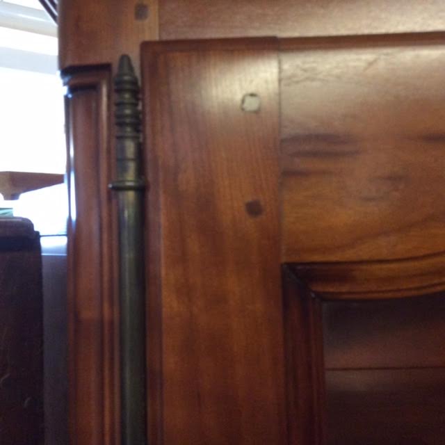 Cherry bookcase 4 doors