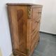 Louis XV chest of drawers in marquetry and gilded bronze - Marble top