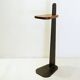 Metal and wood Pedestal