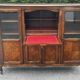Sideboard, Louis XV style secretary in cherry wood, 1960s.