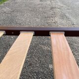 Single rattan and peacock cane bed