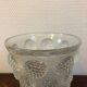 Vintage Verlys glass vase with cabochons