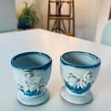 Set of 2 ceramic egg cups