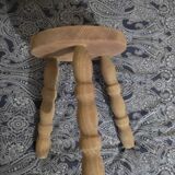 Solid wood stool legs tripod aero-gummed
