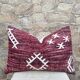 Handmade cushion cover in Berber wool: Moroccan Kilim cushion