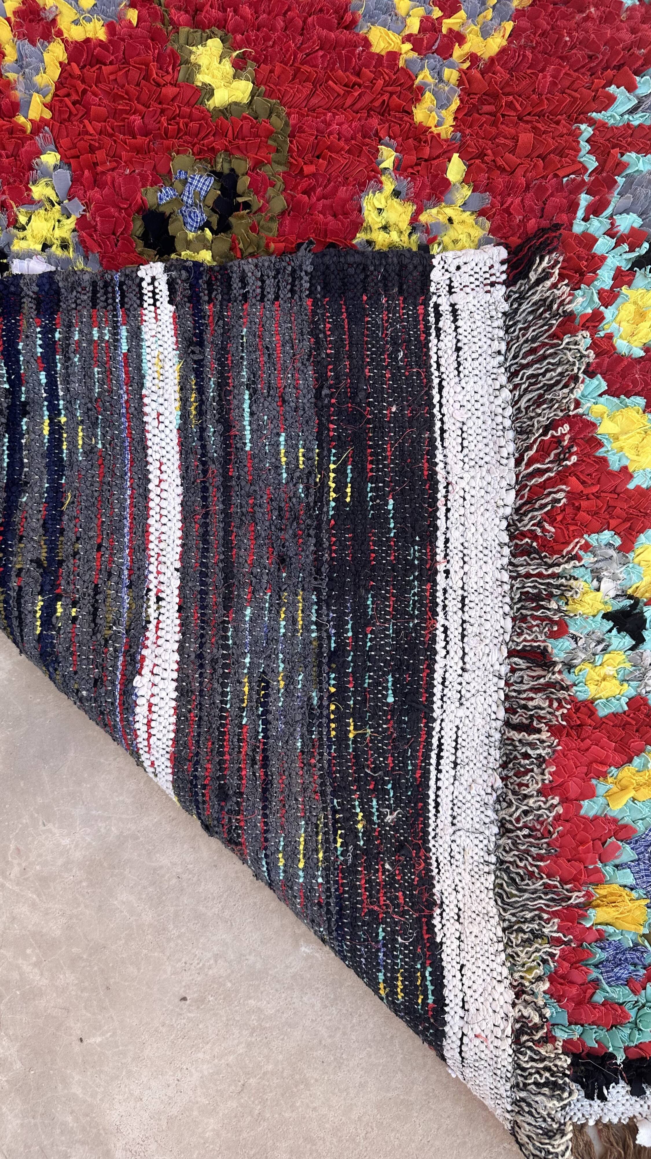 Moroccan carpet red - 84 x 177 cm