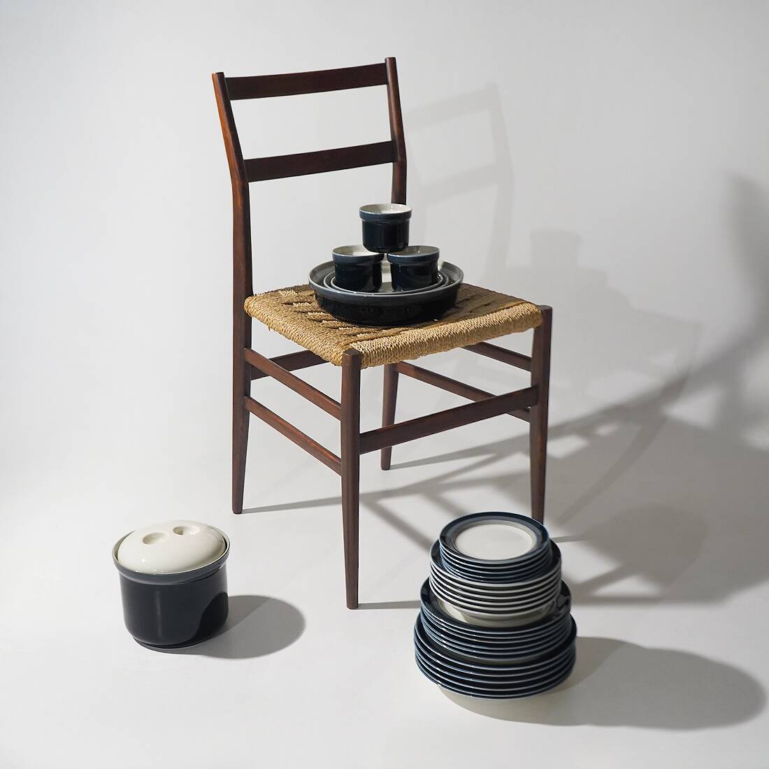 “Eco” Dinnerware Set by Giovanni Garibaldi for Ginori, 1970s