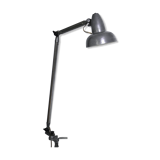 Aluminium and Bakelite workshop lamp 1950