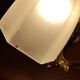 Art Nouveau table lamp + Art Deco globe