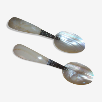 Art Deco mother-of-pearl cutlery