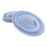 6 assiettes vintage