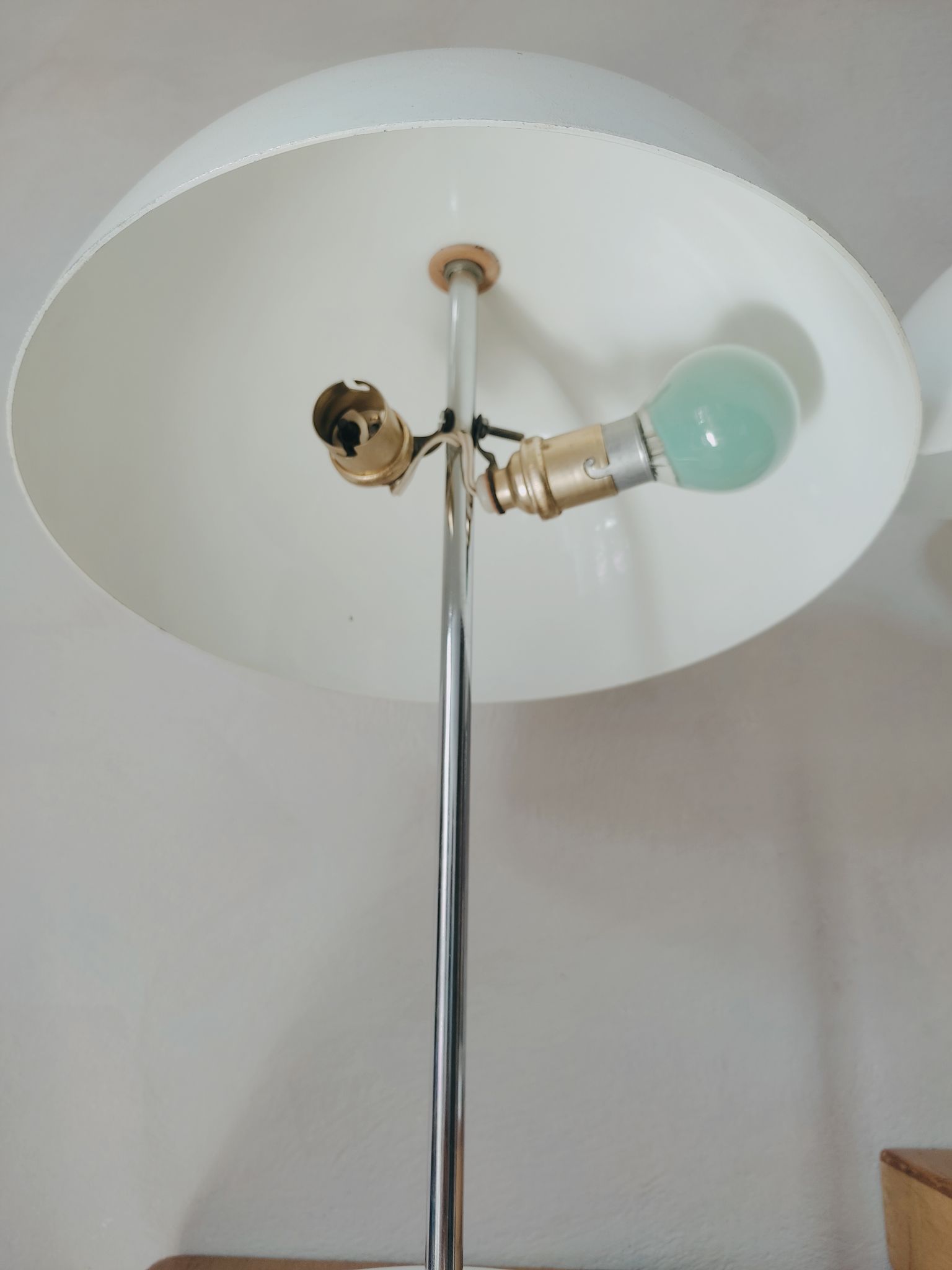 Duo de lampes champignon à abat jour incliné