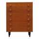 Teak chest of drawers, Danish design, 1960s, production: Denmark