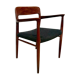 Model 56 Danish teak chair with armrests by Niels O. Møller for J.L. Møllers, 1954