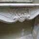 Louis XVI marble fireplace from the 19th century