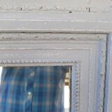 Louis xvi style trumeau painted mirror  163x84cm