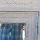 Louis xvi style trumeau painted mirror  163x84cm
