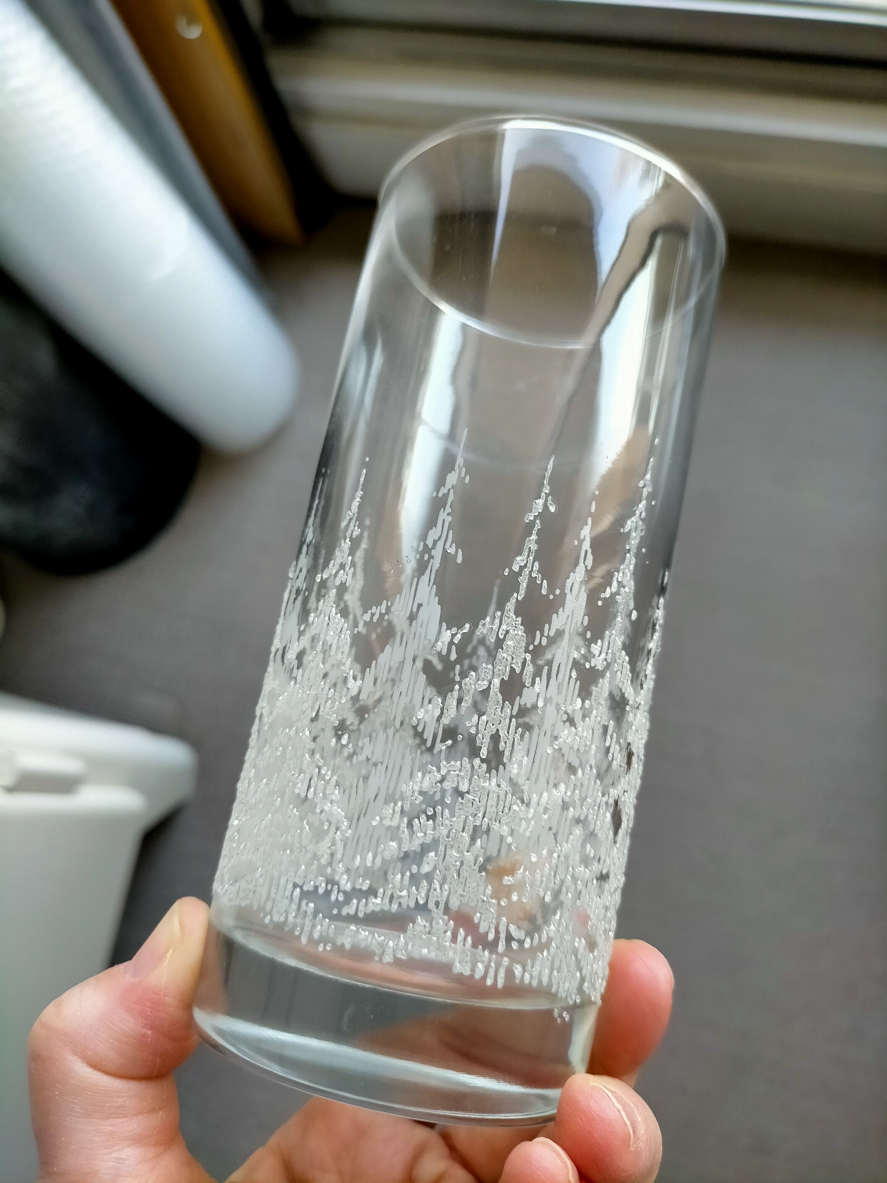 Lot de six verre à eau