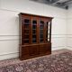 Classic English Bookcase with Glass Doors