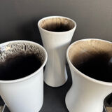 Vases diabolo céramique West Germany années 60