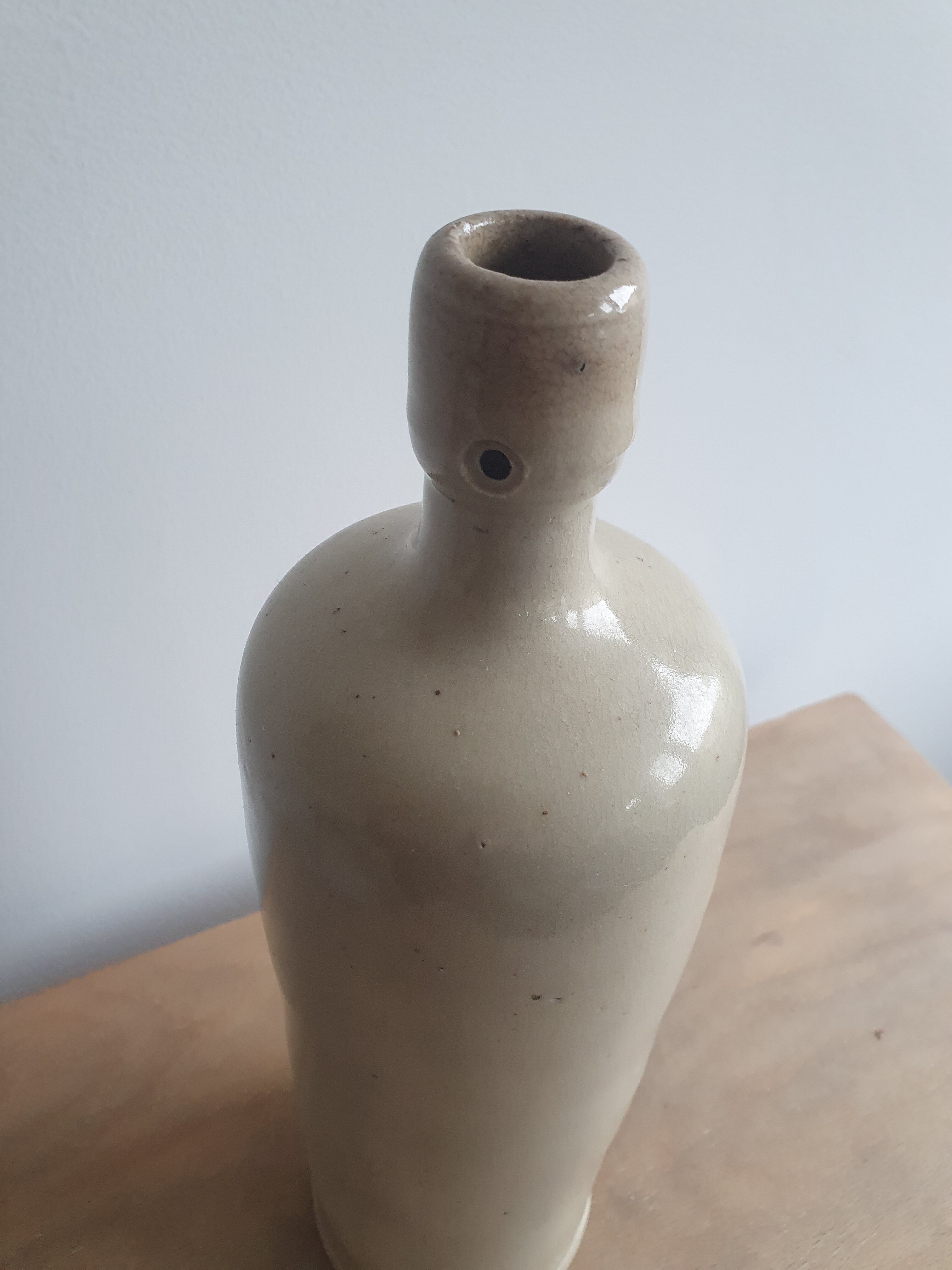 White sandstone bottle