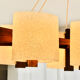 Scandinavian suspension in teak and acrylic Perspex from the 1960s.