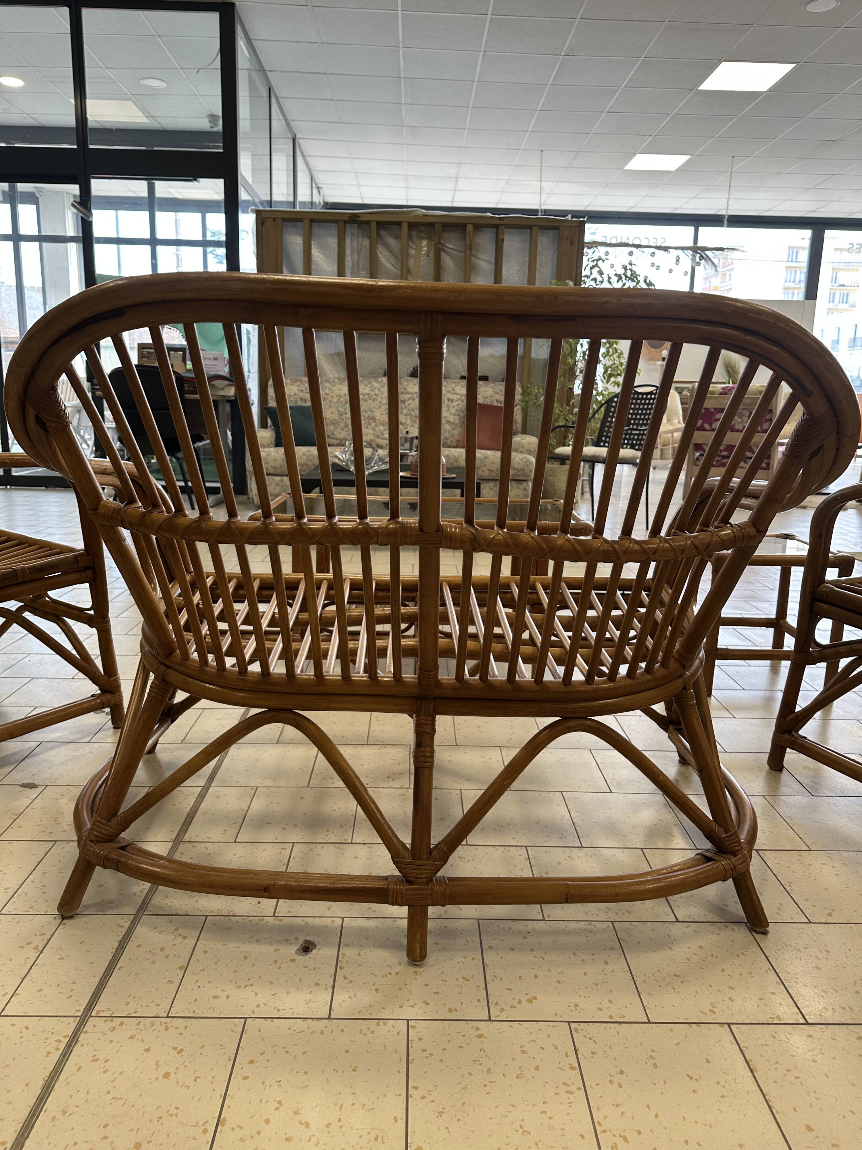 Rattan garden furniture