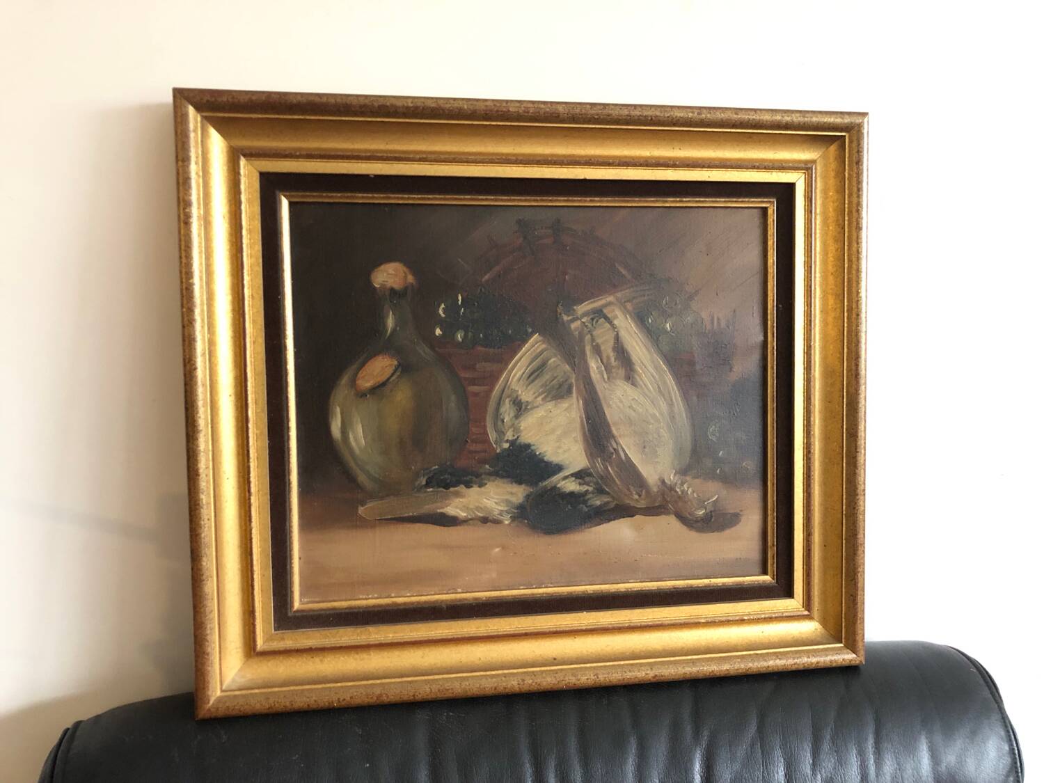 Still life painting with pheasant