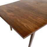 Scandinavian dining table in hexagonal rosewood 1960