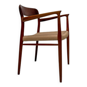 1960s vintage Danish teak dining armchair model 56 by Niels Otto Møller