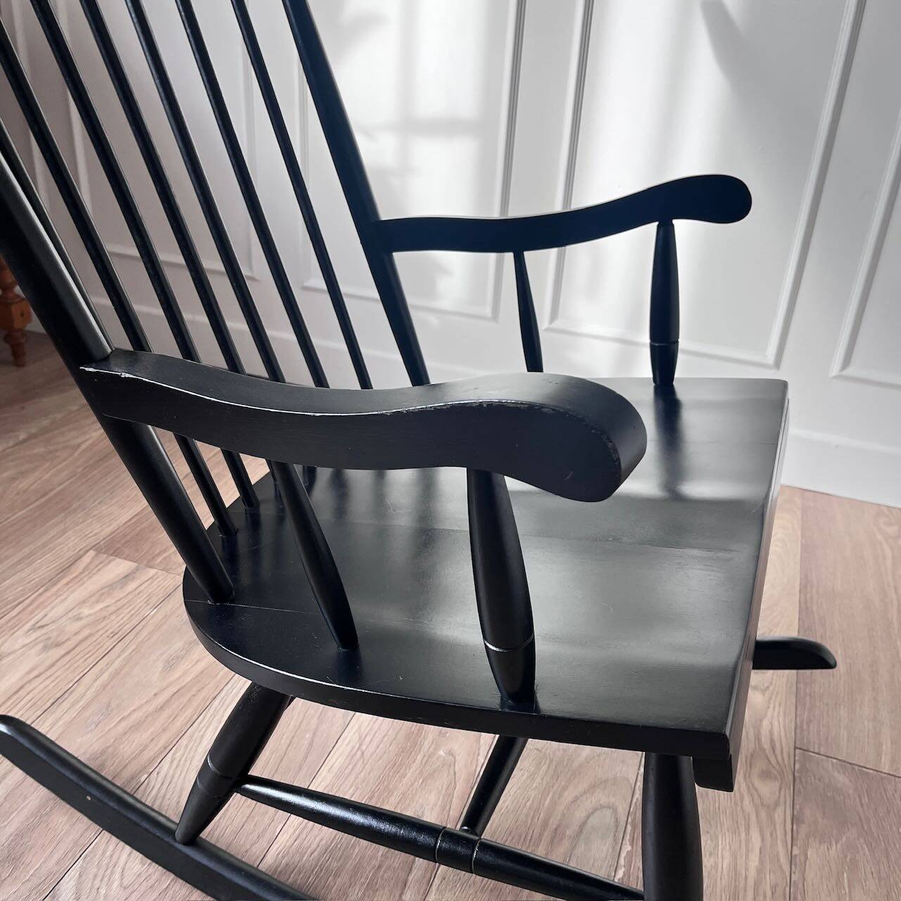 Rocking chair noir