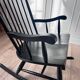 Rocking chair noir