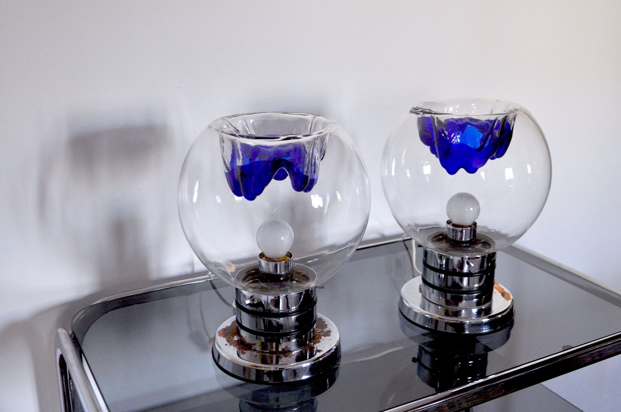 Paire de lampes Toni Zuccheri pour VeArt 1960